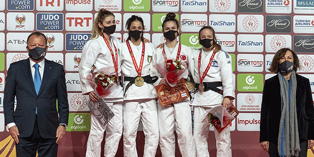 Judoda Antalya’da Gülkader Şentürk Bronz Madalya Kazandı