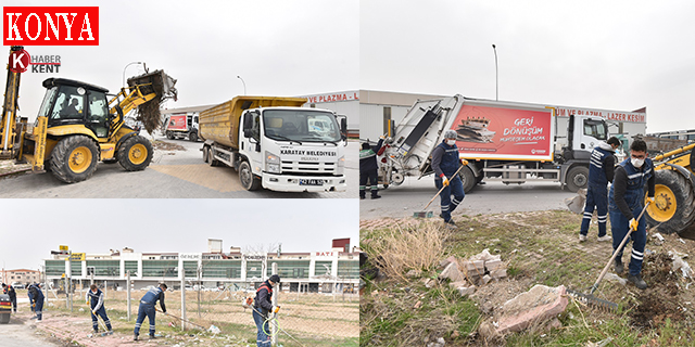 Karatay’daki Sanayi Sitelerinde Kapsamlı Bir Temizlik Seferberliği Başladı