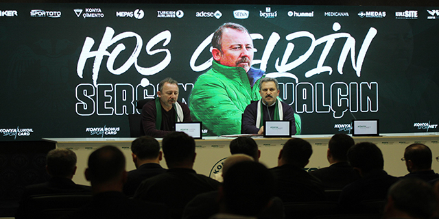 Konyaspor’da Sergen Yalçın dönemi