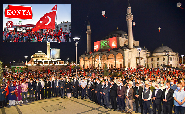 ‘Demokrasi ve Milli Birlik Günü’ Konya’da Çeşitli Etkinliklerle Kutlandı