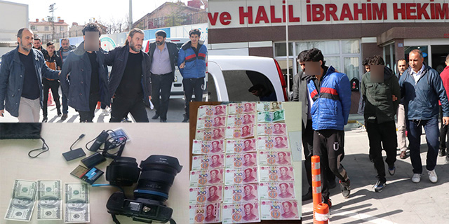 Çinli turisti gasp eden şüphelileri mavi mont ele verdi