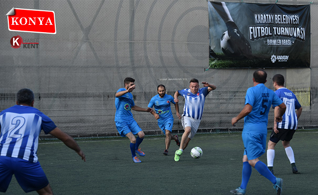 Karatay Belediyesi Birimler Arası Futbol Turnuvası Başladı