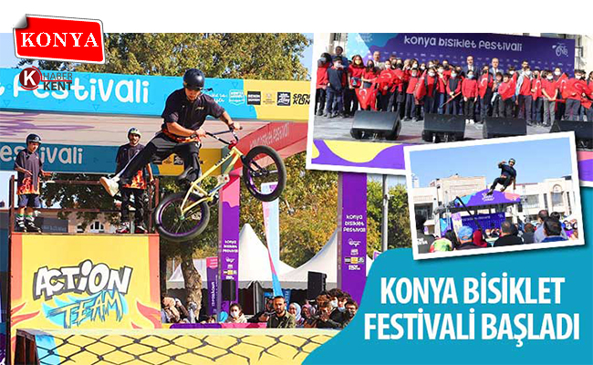 Konya Bisiklet Festivali Başladı