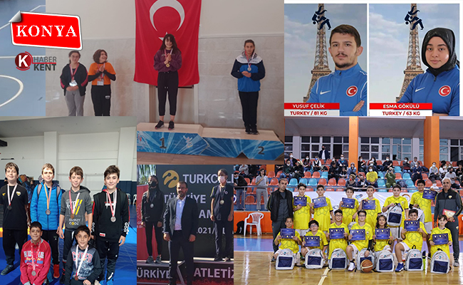 Konya Büyükşehir Sporcuları Başarılarıyla Adından Söz Ettirdi