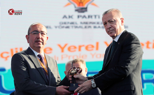 Cumhurbaşkanı Erdoğan’dan Meram’a ‘Mega’ Ödül