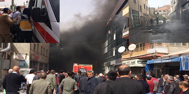 Konya’da yangında dumandan etkilenen 2 kişi hastaneye kaldırıldı