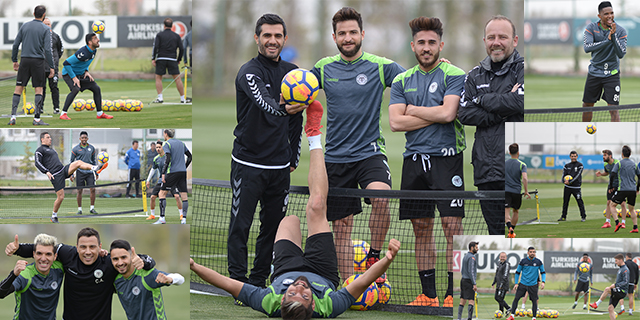 Konyaspor, Osmanlıspor maçı hazırlıklarını sürdürdü