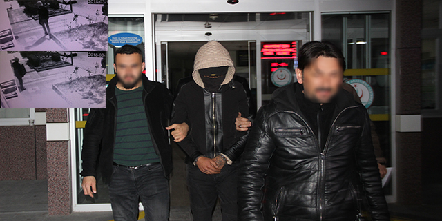 Hırsızlık şüphelisini giydiği kapüşonlu ceketi ele verdi