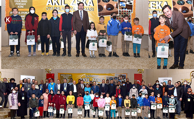 ‘Karatay Akıl ve Zeka Oyunları Yarışması’nda Dereceye Girenler Ödüllerini Aldı