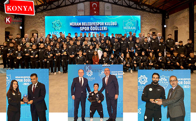 Meram Belediyesi Başarılı Sporcularını Ödüllendirdi
