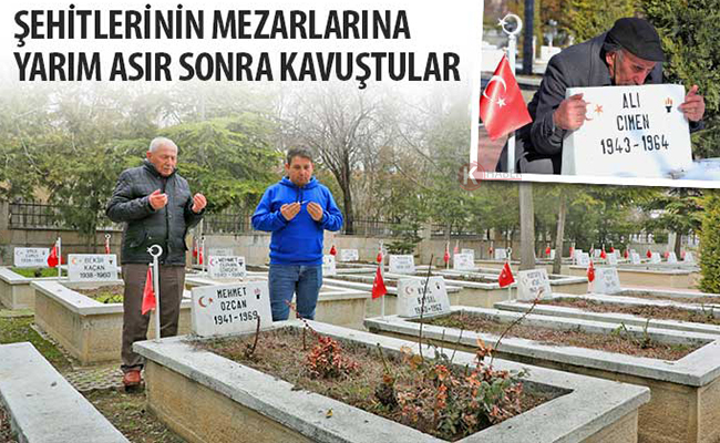 Şehitlerinin Mezarlarına Yarım Asır Sonra Kavuştular