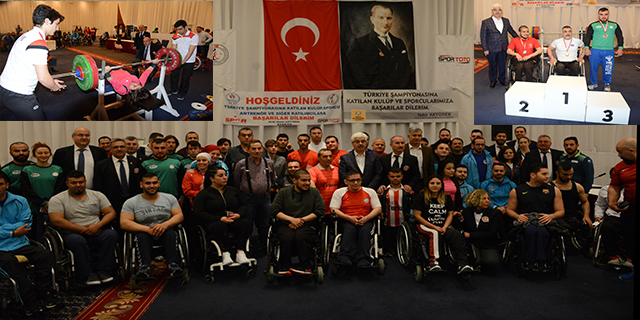 Türkiye Bedensel Engelliler Halter Şampiyonası Konya’da sona erdi