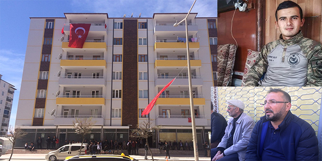 Konyalı şehidin baba ocağına ateş düştü