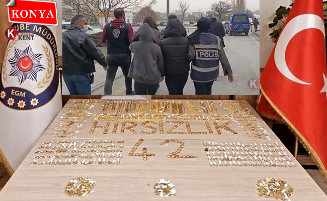 Konya’daki Kuyumcu Soygununda 3 Şüpheliden 1’i Tutuklandı