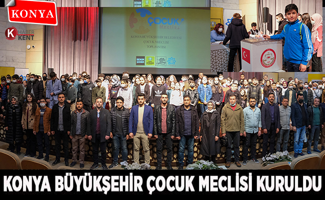 Konya Büyükşehir Belediyesi Çocuk Meclisi Kuruldu