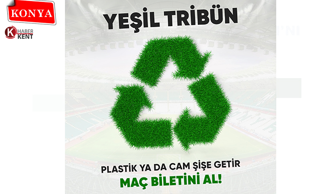 Konyaspor’un Yeşil Tribün Projesi, Gaziantep FK Maçında da Devam Ediyor