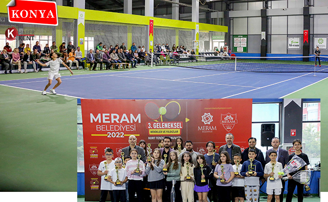 Meram’da Tenis Turnuvası Büyük Heyecana Sahne Oldu