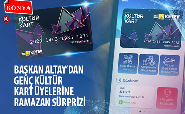 Başkan Altay’dan Genç Kültür Kart Üyelerine Ramazan Sürprizi