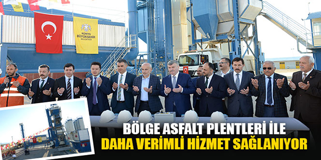 Başkan Akyürek: “Bölge asfalt plentleri ile daha verimli hizmet sağlanıyor”