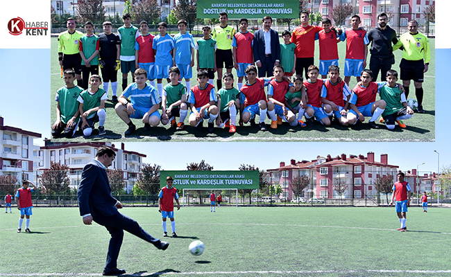 Karatay’da ‘Ortaokullar Arası Dostluk ve Kardeşlik Futbol Turnuvası’