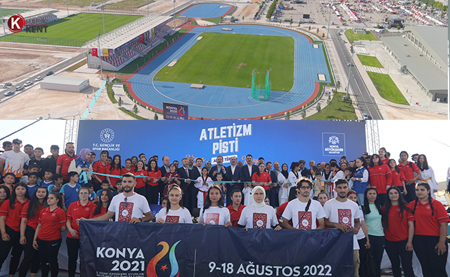 Konya’ya Dünya Standartlarında Atletizm Pisti Açıldı