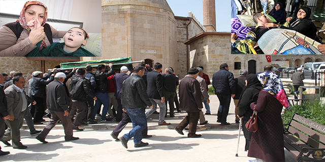 19 yıldır kendi evladı gibi baktığı Enes’i cenazesinde de yalnız bırakmadı