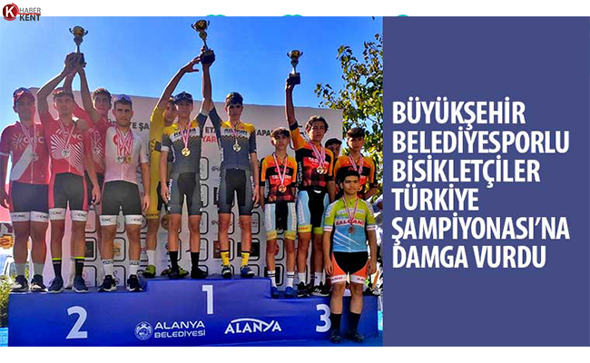 Büyükşehir Belediyesporlu Bisikletçiler Türkiye Şampiyonası’na Damga Vurdu