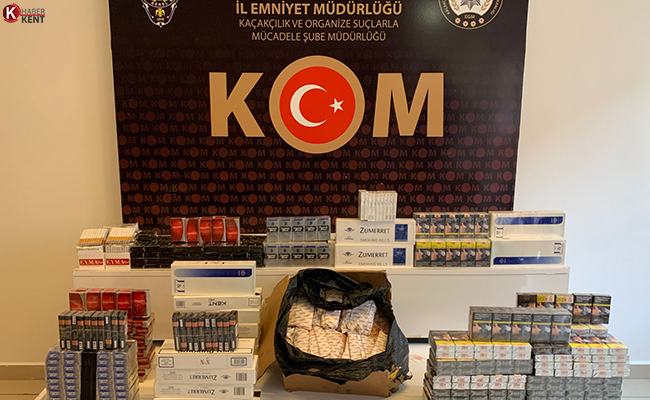 Konya’da Kaçak Sigara Operasyonu: 3 Gözaltı