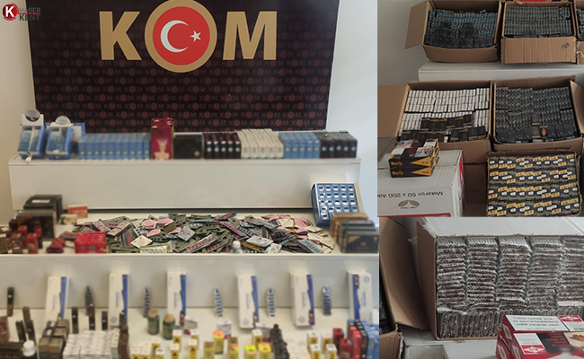 Konya’da Kaçak Tıbbi Ürün ve Sigara Ele Geçirildi: 3 Gözaltı