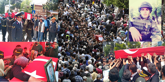 Konya şehidini dualarla son yolculuğuna uğurladı