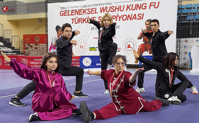 Wushu Kung Fu Türkiye Şampiyonası’nda Konya’nın Gururu Oldular