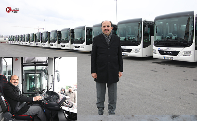 Konya’da Toplu Taşımaya 20 Yeni Otobüs Daha