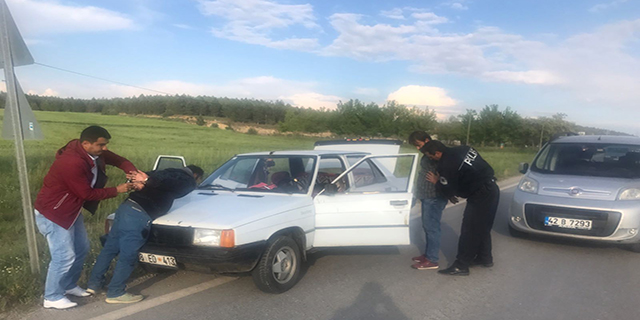 Hırsızlar polisten kaçamadı