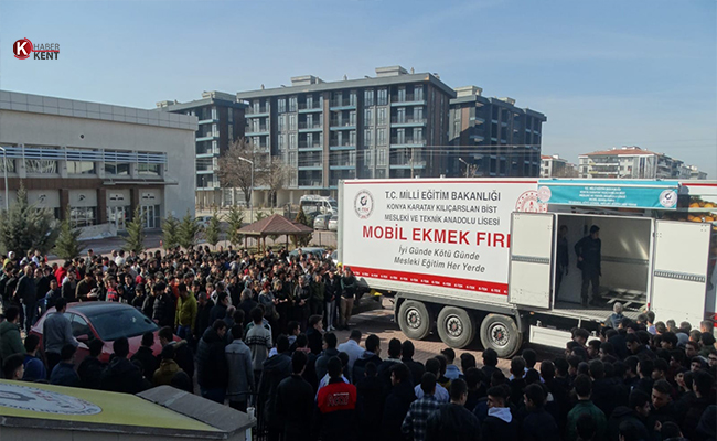 Konya’da Öğrencilerin Ürettiği ‘Mobil Ekmek Fırını’nın İkincisi de Deprem Bölgesine Gönderildi