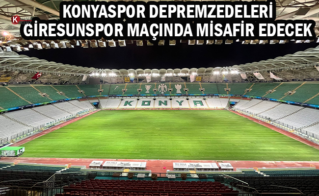 Konyaspor Depremzedeleri Giresunspor Maçında Misafir Edecek