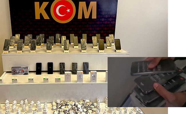 Konya’da ‘Kaçak Cep Telefonu’ Operasyonu