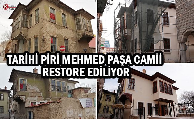 Tarihi Piri Mehmed Paşa Camii Restore Ediliyor