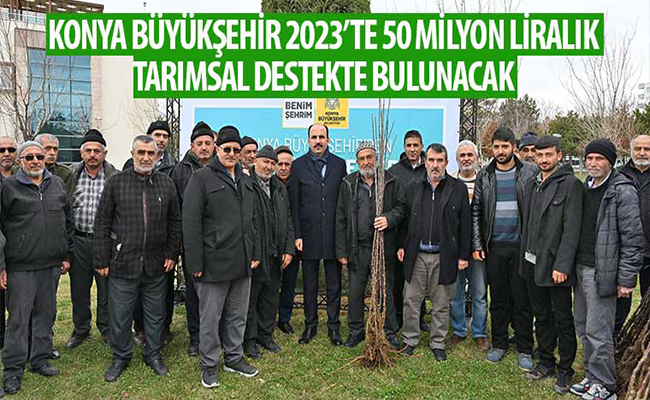 Konya Büyükşehir 115 Bin Fidanın Dağıtımına Başladı