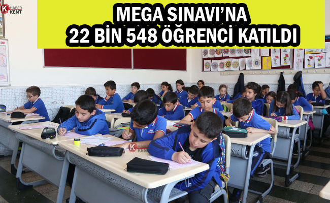 MEGA Sınavı’na 22 Bin 548 Öğrenci Katıldı