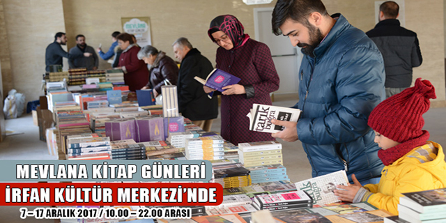 KİTAPSEVERLER İÇİN MEVLANA KİTAP GÜNLERİ