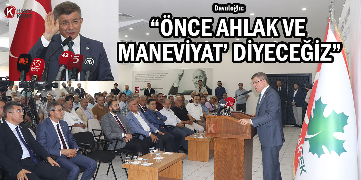 Davutoğlu: ‘Meclise Siyasi Ahlak Yasası Teklifini Getireceğiz’