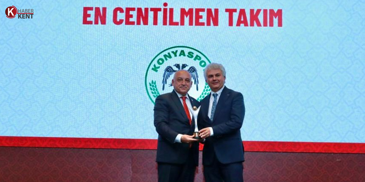 Konyaspor’a En Centilmen Takım Ödülü