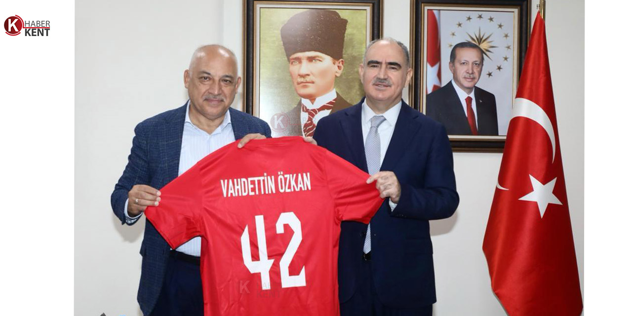 TFF’den Vali Özkan’a A Milli Takım Formalı Teşekkür!