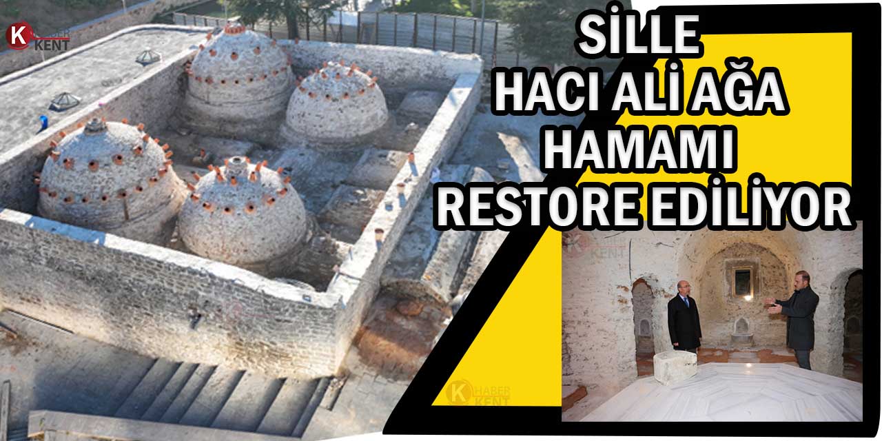 150 Yıllık Hacı Ali Ağa Hamamı Restore Ediliyor