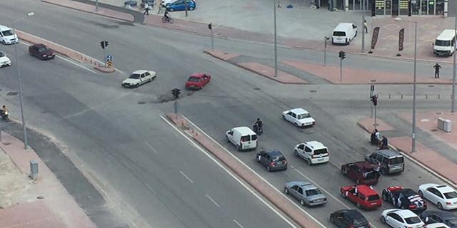 Trafik magandaları iş başında