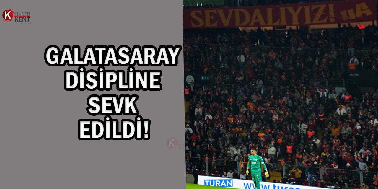 Galatasaray Konyaspor Maçında Taraftarının Yaptıklarından Dolayı Disipline Sevk Edildi