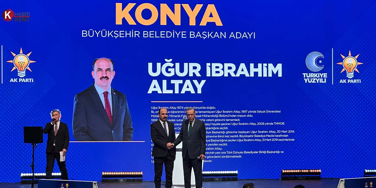 AK Parti Konya’da 'Uğur İbrahim Altay’la Devam’ Dedi