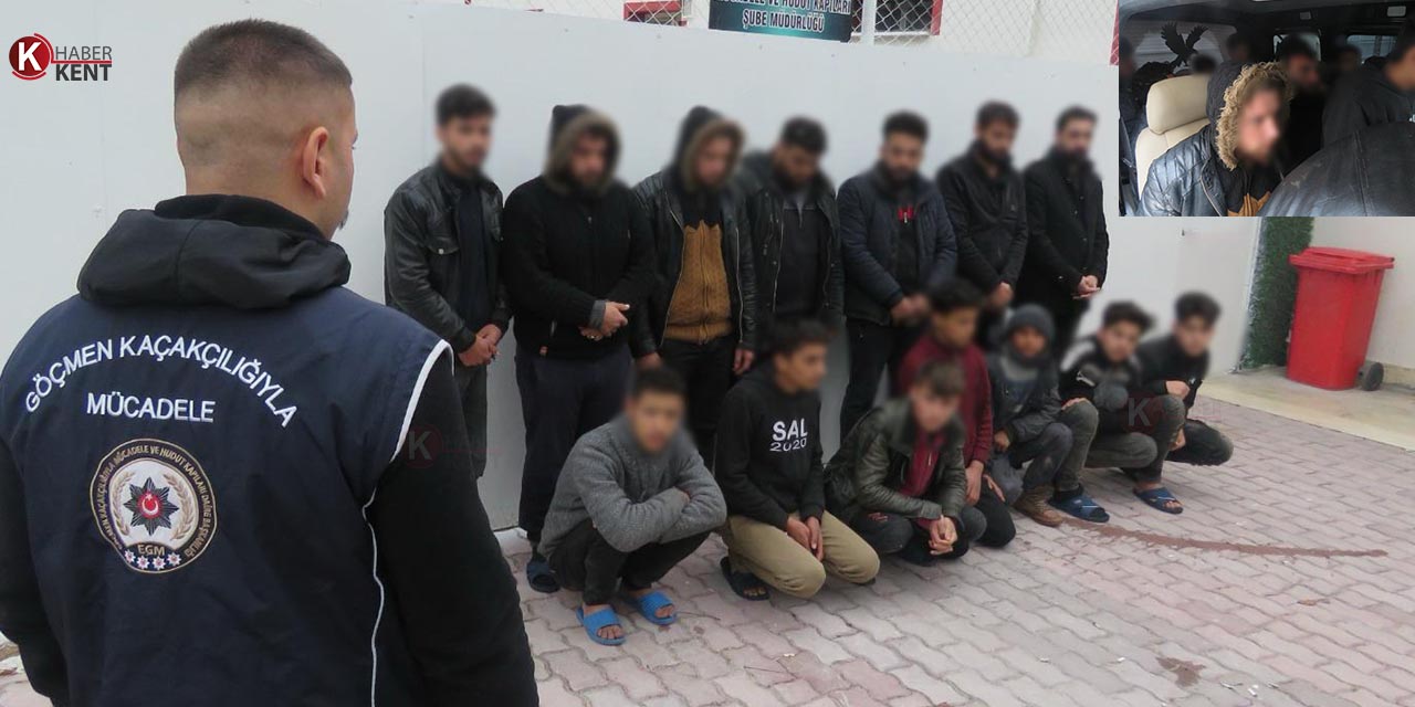 Türkiye’ye Kaçak Yollarla Girdiler Konya’da Yakalandılar