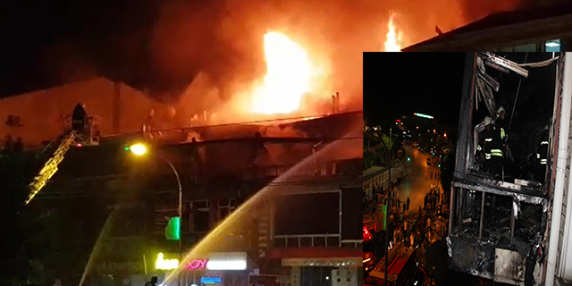 Konya’da kafede korkutan yangın