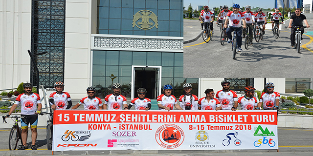 15 Temmuz şehitleri için yola çıktılar